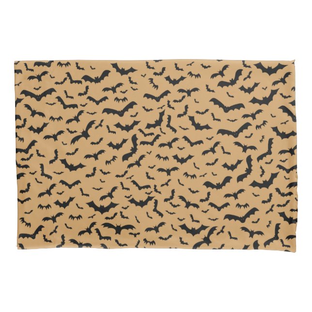 Housse D'oreillers Battes noires volantes (devant)