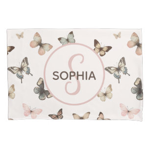 Housse D'oreillers Bébé mignon fille sur mesure Monogramme Motif papi