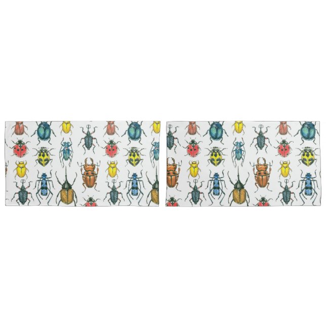 Housse D'oreillers Beetles (devant-Set)