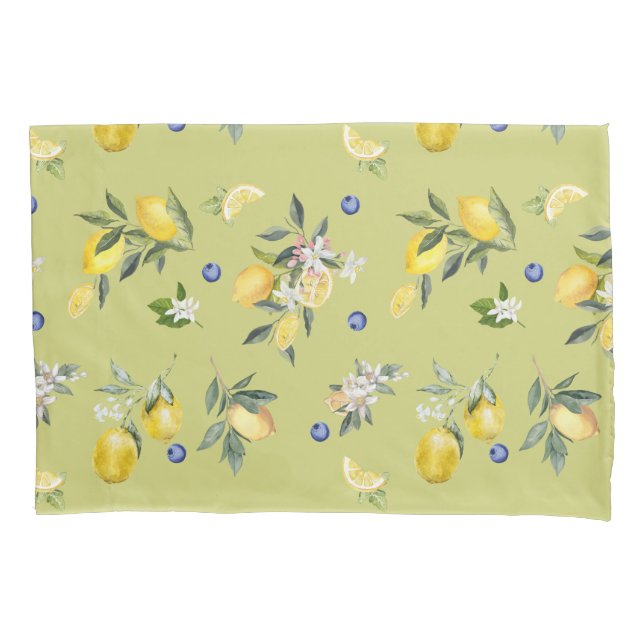 Housse D'oreillers Belle et élégante aquarelle Citrus (devant)