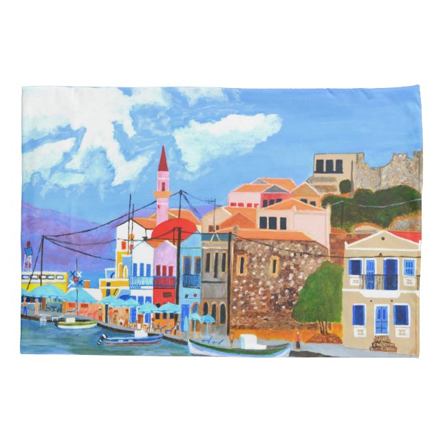 Housse D'oreillers Belle oreiller Grèce (Dos)