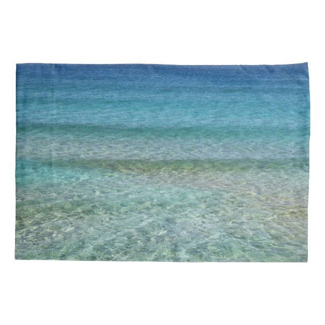 Housse D'oreillers Belle plage de sable (Dos)