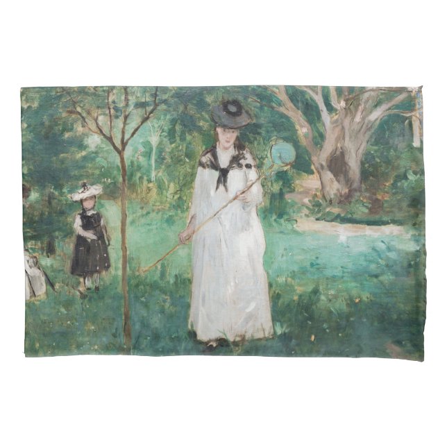 Housse D'oreillers Berthe Morisot - La chasse aux papillons (devant)