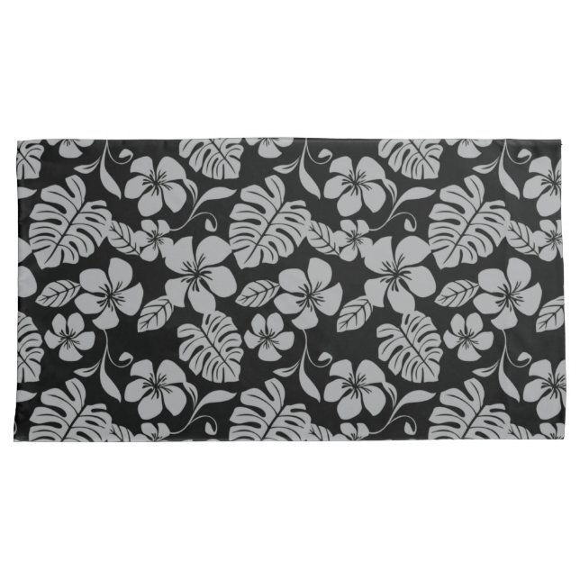 HOUSSE D'OREILLERS BIKINI ROSE (NOIR/GRIS) (devant-Droit)