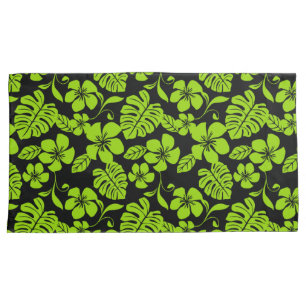 HOUSSE D'OREILLERS BIKINI ROSE (NOIR/LIME)