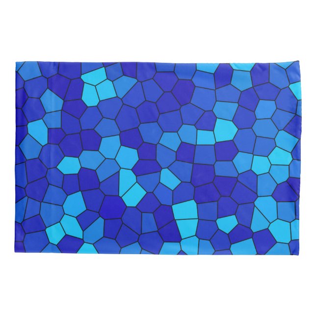 HOUSSE D'OREILLERS BLEU (Dos)