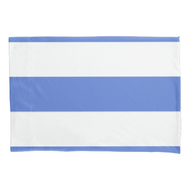 Housse D'oreillers Bleu et blanc (devant)
