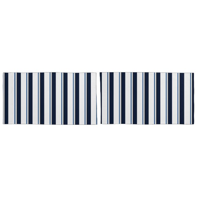 Housse D'oreillers Bleu et blanc (Dos-Set)