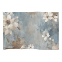 Bleu rustique Brown Cream Ferme Floral
