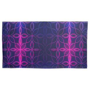 Housse D'oreillers Bleu sur Pillowcase violet