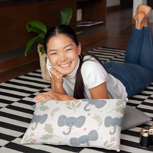 Housse D'oreillers Blue Elephant Harmony Pillowcase (Créateur téléchargé)