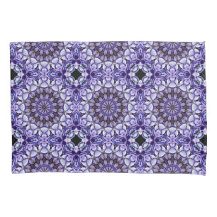 Housse D'oreillers Blue Hydrangea Flower Petals Abstrait Art Motif