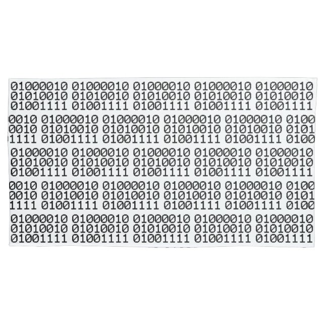 HOUSSE D'OREILLERS BRO BINAIRE (devant-gauche)