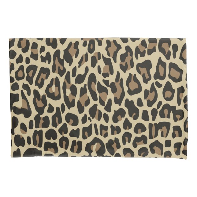 Housse D'oreillers Brown léopard cheetah poster de animal coque couss (devant-gauche)
