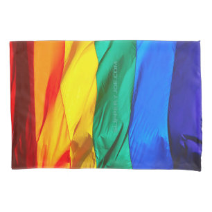 Housse D'oreillers Cadeaux de drapeau de fierté gay Wave artistique d