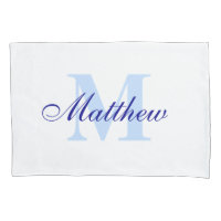 Caisse faite sur commande de coussin de monogramme
