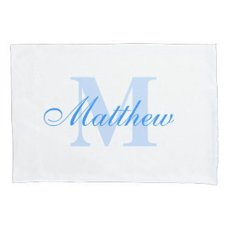 Housse D'oreillers Caisse faite sur commande de coussin de monogramme