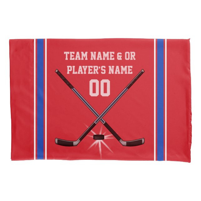 Housse D'oreillers Caisse personnalisée de coussin d'hockey avec le (devant)