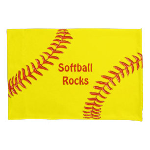 Housse D'oreillers Caisse personnalisée de coussin du base-ball,