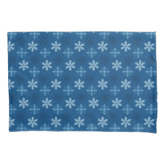 Housse D'oreillers Caisses de coussin de flocon de neige