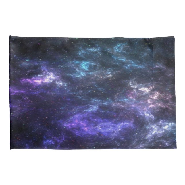 Housse D'oreillers Caisses pourpres de coussin de galaxie de (Dos-Droit)