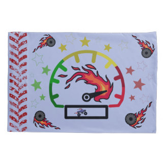 Housse D'oreillers Camion du Monstre des feux de foudre