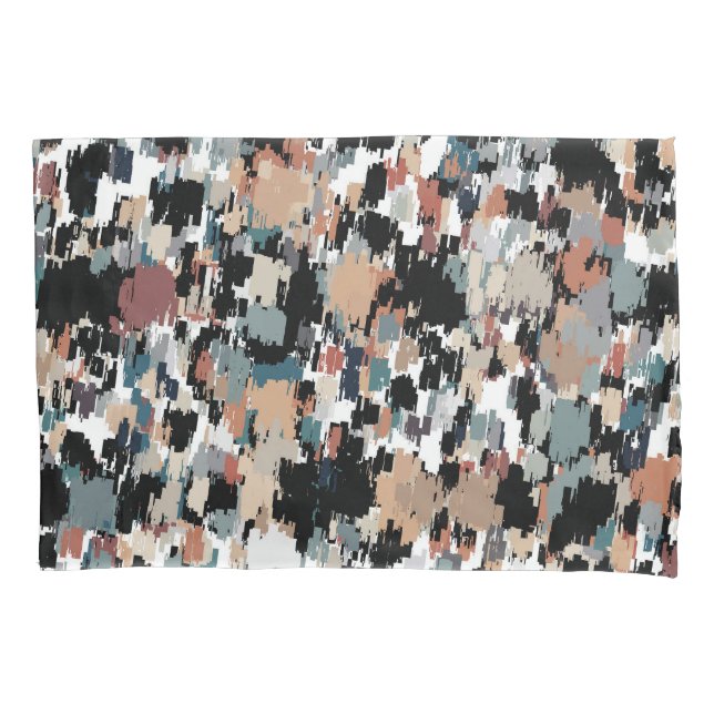 Housse D'oreillers Camo Abstrait en mosaïque (devant-gauche)