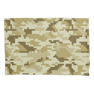 Housse D'oreillers Camouflage 8 bits pour désert numérique / Camo