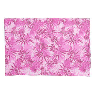 Housse D'oreillers Camouflage Hawaïen Tropical Pineapple - Rose