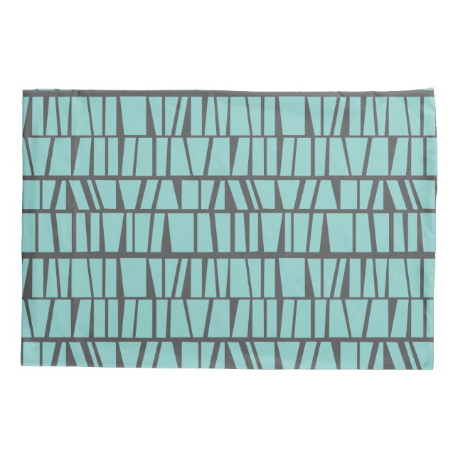 Housse D'oreillers Carreaux bleus (Dos)