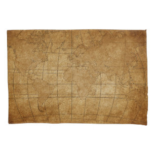 Housse D'oreillers Carte du monde : Guide mondial d'exploration