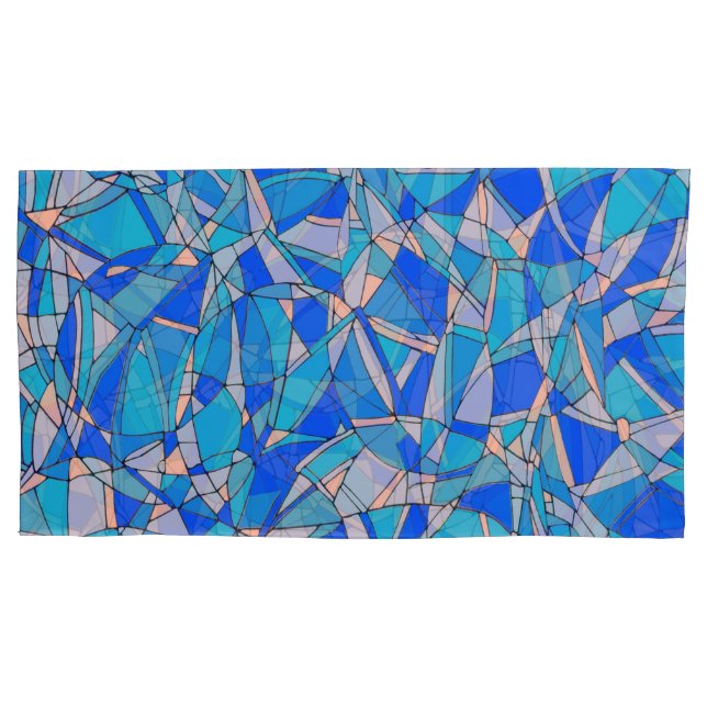 Housse D'oreillers Cercles Abstraits (devant-gauche)