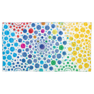 Housse D'oreillers Cercles Mandala 3