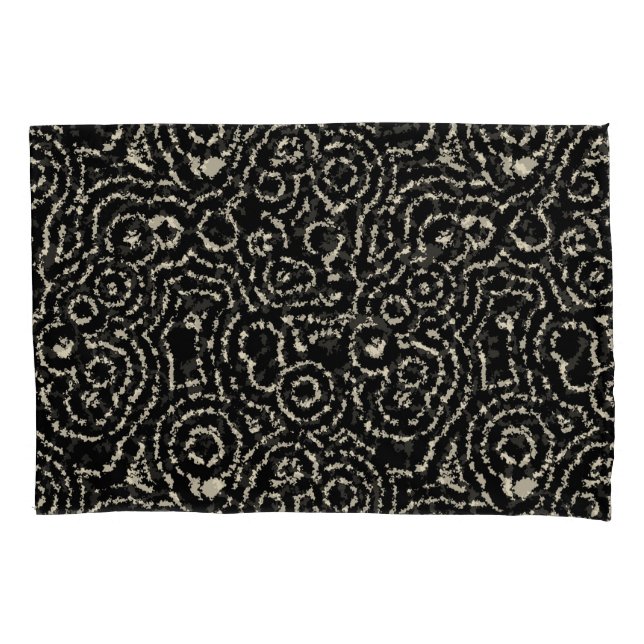 Housse D'oreillers Cercles vintages (devant-gauche)