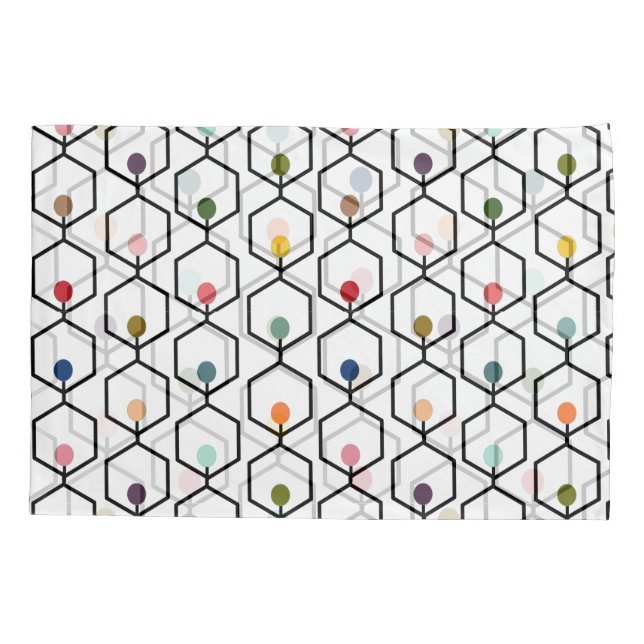 Housse D'oreillers Chaînes Hexagon (Dos)