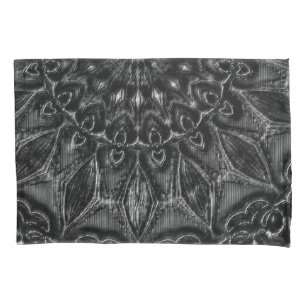 Housse D'oreillers Charcoal Mandala  Pillow Case