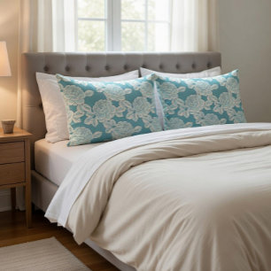 Housse D'oreillers Charme Floral Élégant Vintage