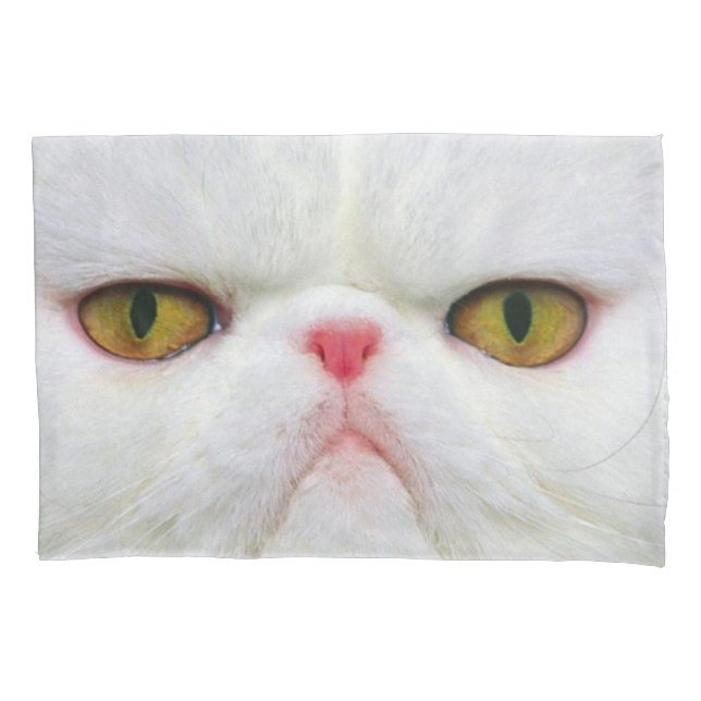 Housse D'oreillers Chat blanc (devant)