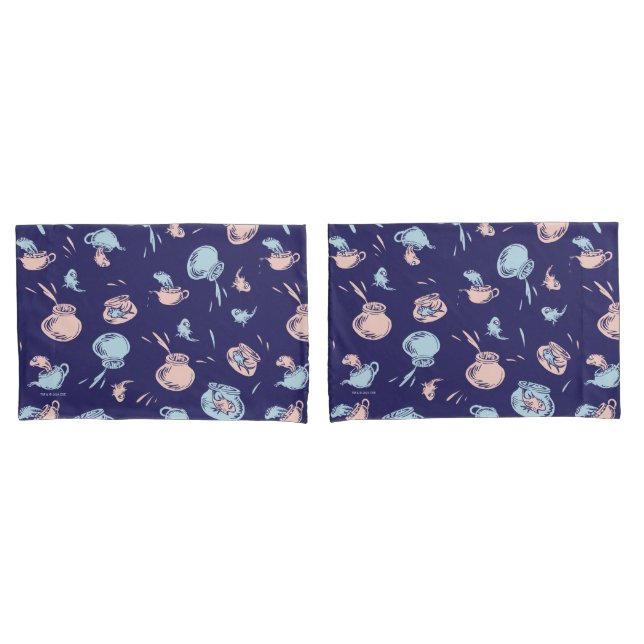 Housse D'oreillers Chat Dans Le Casquette | Le Motif du poisson (devant-Set)