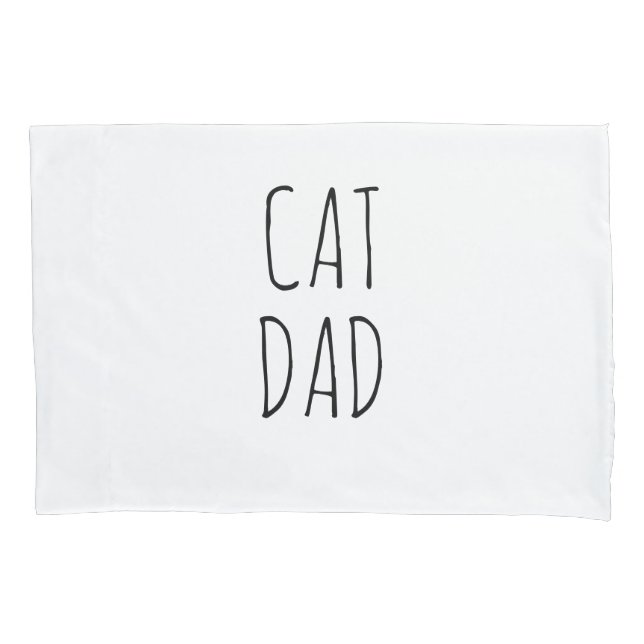Housse D'oreillers "Chat Papa" Simple Farmhouse moderne (devant)