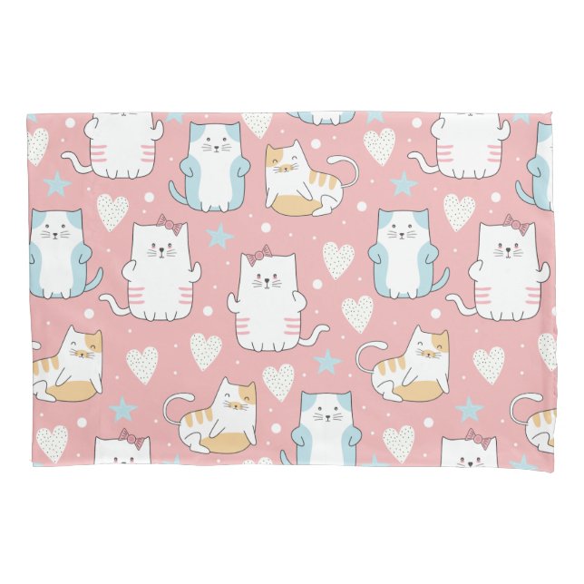 Housse D'oreillers Chats mignons (devant-gauche)