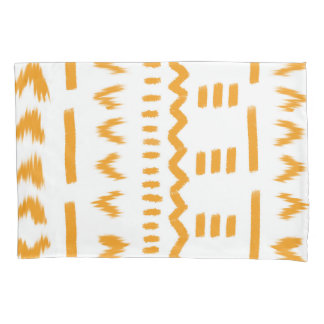 Housse D'oreillers Chemins De Motif Africain En Toile De Soleil En Bl