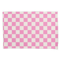Chèque rose, Motif en damier, À damiers