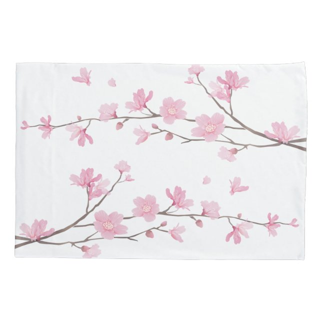 Housse D'oreillers Cherry Blossom - Arrière - plan transparent (Dos)