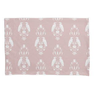 Housse D'oreillers Chic neutre rose poudrée Heron Heritage Revival
