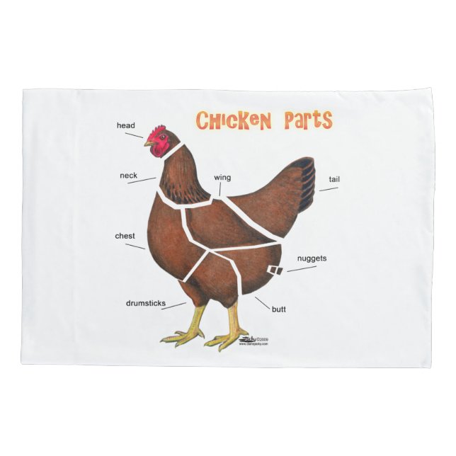 Housse D'oreillers Chicken (Dos)