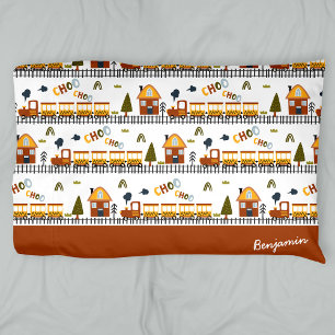 Housse D'oreillers Choo Choo Train Pattern