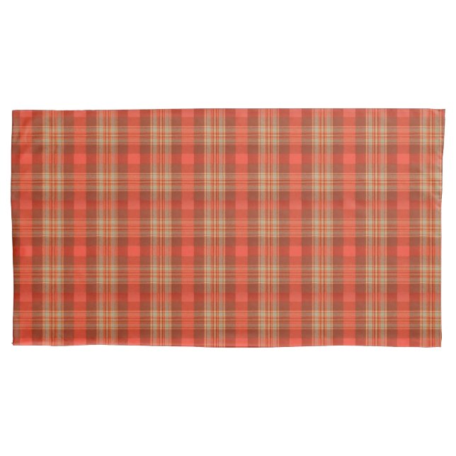 Housse D'oreillers Chutes de lave et Poinciana Red (devant-gauche)