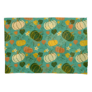 Housse D'oreillers Citrouille, feuille : motif végétal d'automne
