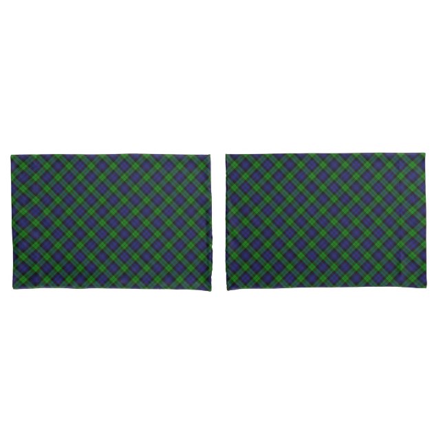 Housse D'oreillers Clan Tartan Plaid (devant-Set)